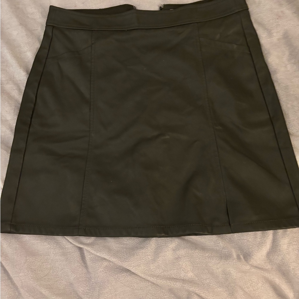 LOFT Black A-Line Skirt